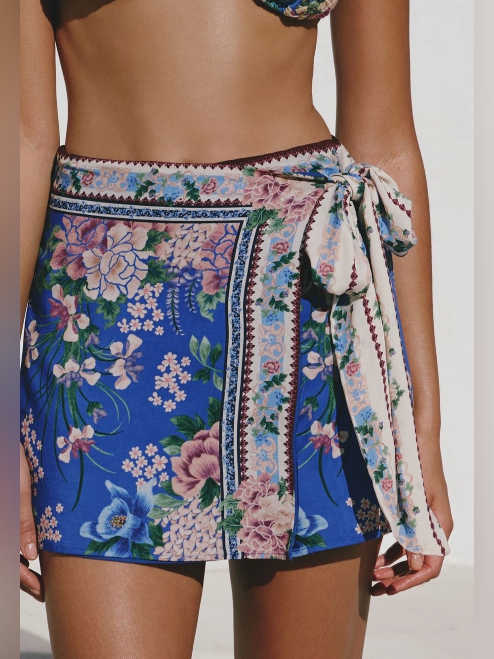 Agua Bendita Ziara Mini Pareo Cover-Up - Sz L